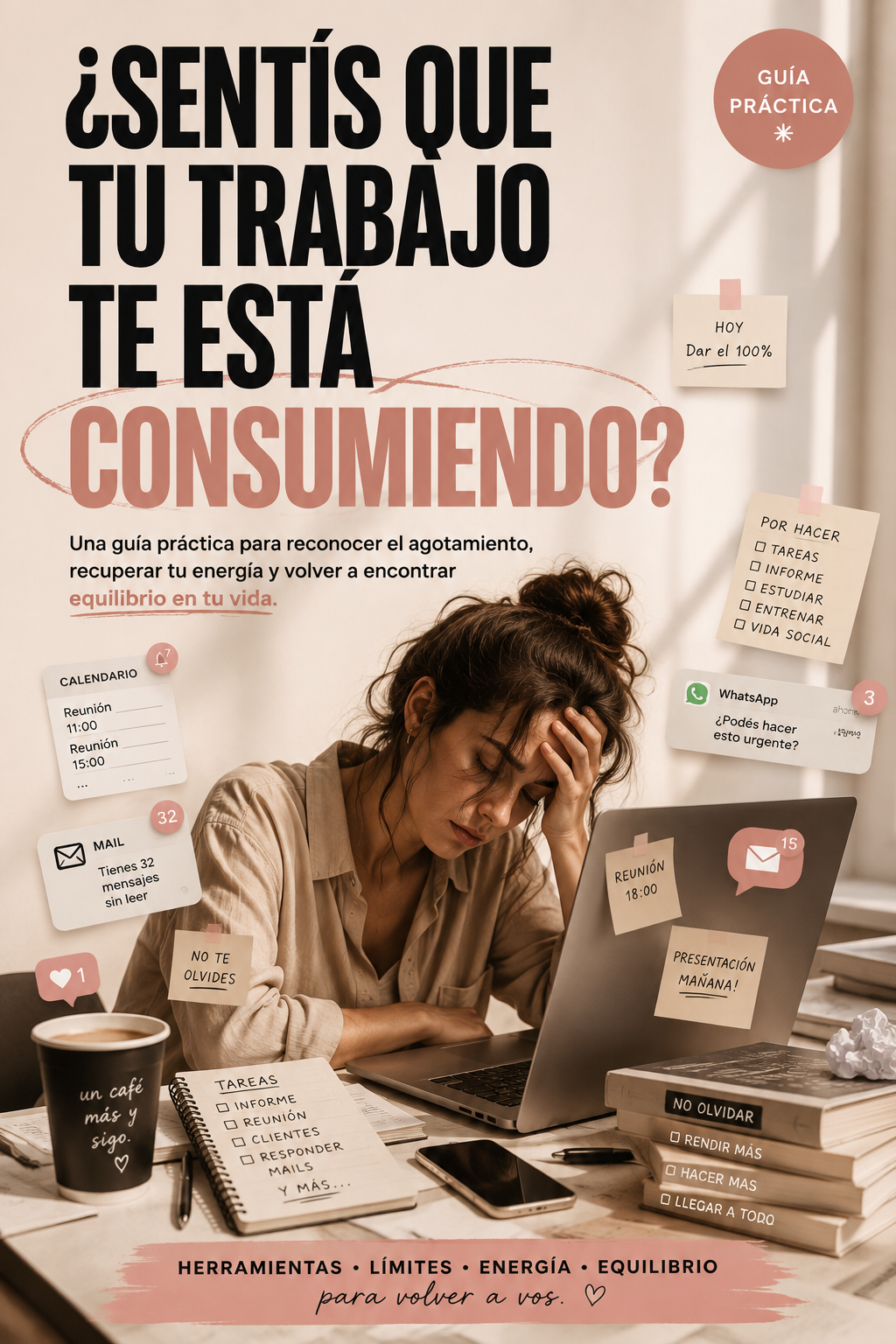 ¿SENTIS QUE TU TRABAJO TE ESTÁ CONSUMIENDO?