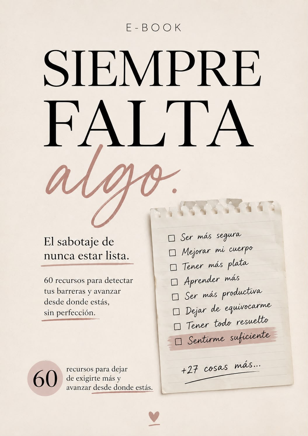 SIEMPRE FALTA ALGO